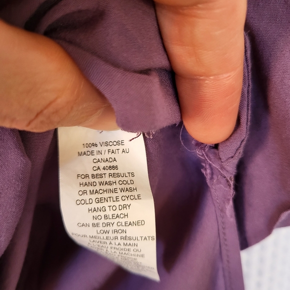 Dagg & Stacey lavender pull over top size 0 - Picture 4 of 4